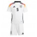 Maillot de foot Allemagne Pascal Gross #5 Domicile vêtements enfant Europe 2024 Manches Courtes (+ pantalon court)